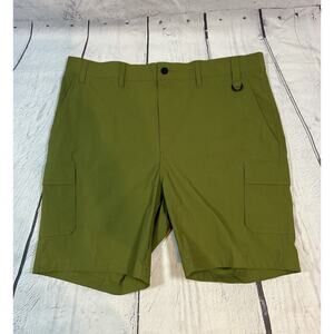NWT Lake Trail Grass Green Fast Dri Cargo Utility Men’s Shorts Size XL
